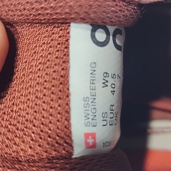 On Cloud Women’s Cloudflyer Running Shoes size 9 FLARE/QUARTZ - Picture 8 of 8